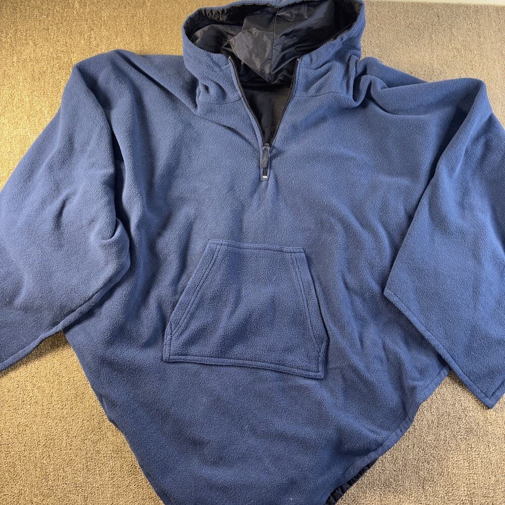 Catalina Women’s Poncho Fleece XL Blue Hoodie